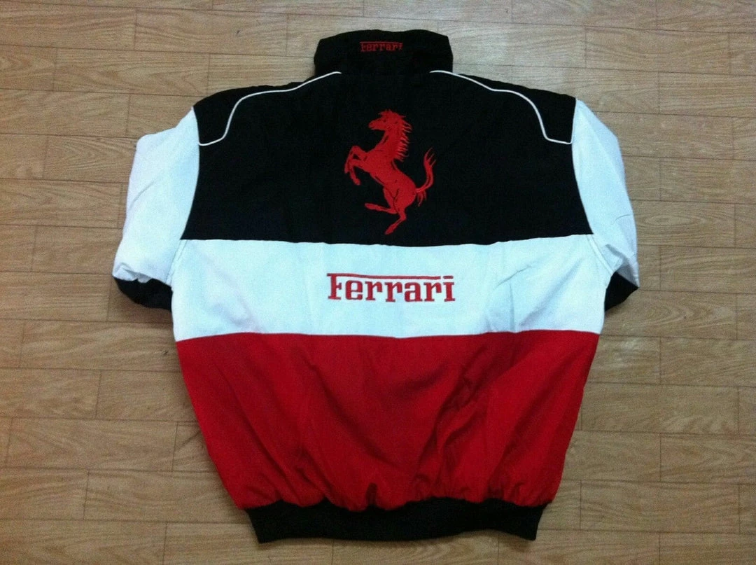 Streetgarm Retro Ferrari Racing Jacket NEW 9 Streetgarm Retro Ferrari Racing Jacket NEW