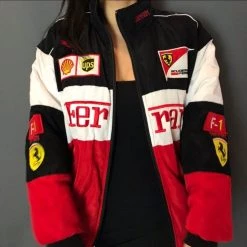 Streetgarm Retro Ferrari Racing Jacket NEW 12 Streetgarm Retro Ferrari Racing Jacket NEW