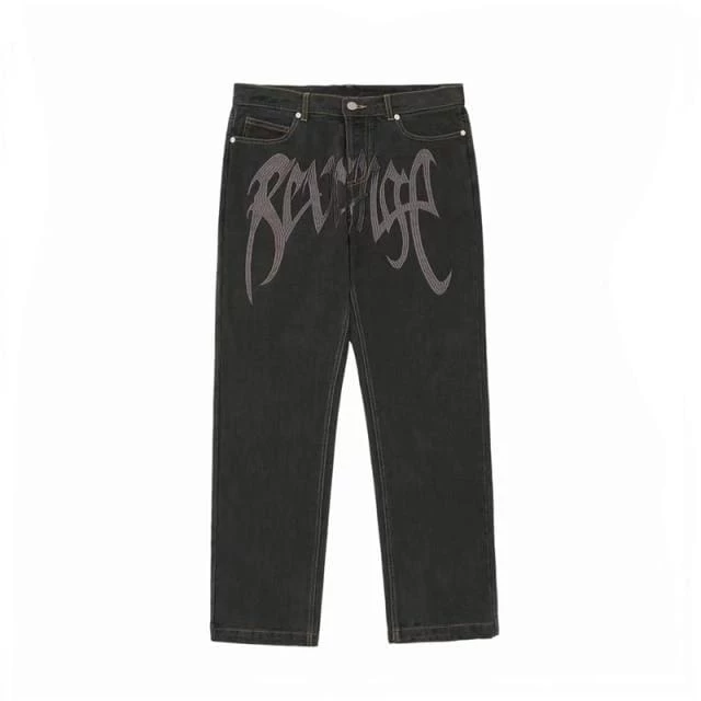 Streetgarm NEW REVENGE Embroidered Jeans 3 Streetgarm NEW REVENGE Embroidered Jeans