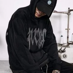 Streetgarm SALE Revenge Rhinestone XXXTENTACION Hoodie