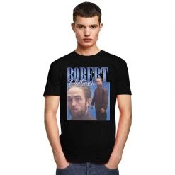 Streetgarm Robert Pattinson Standing Meme T-Shirt NEW