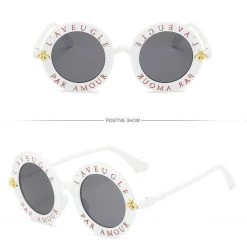 Streetgarm NEW Round-frame Metal Sunglasses