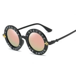 Streetgarm NEW Round-frame Metal Sunglasses