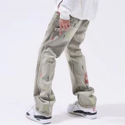 Streetgarm NEW Ski Mask Patch Embroidered Jeans 13 Streetgarm NEW Ski Mask Patch Embroidered Jeans