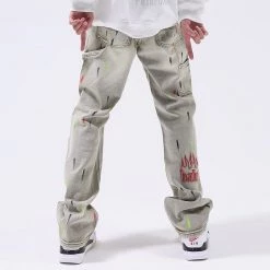 Streetgarm NEW Ski Mask Patch Embroidered Jeans 16 Streetgarm NEW Ski Mask Patch Embroidered Jeans