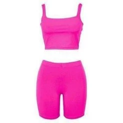 Streetgarm Stretch Crop Top + Race Shorts NEW