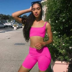 Streetgarm Stretch Crop Top + Race Shorts NEW 17 Streetgarm Stretch Crop Top + Race Shorts NEW
