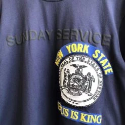 Streetgarm Sunday Service New York Jesus Is King T Shirt - Navy 8 Streetgarm Sunday Service New York Jesus Is King T Shirt - Navy
