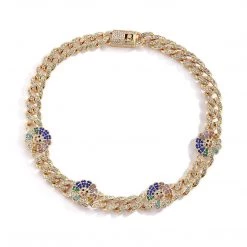 Streetgarm Takashi Murakami Iced Out Cuban Chain