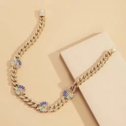 Streetgarm Takashi Murakami Iced Out Cuban Chain