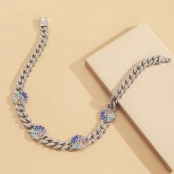 Streetgarm Takashi Murakami Iced Out Cuban Chain