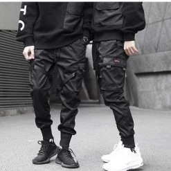 Streetgarm Techwear Ribbon Cargo Pants