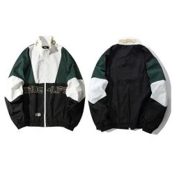 Streetgarm Thug Life Patchwork Track Jacket