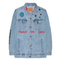 Streetgarm Travis Scott Astroworld Denim Jacket SALE