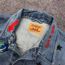 Streetgarm Travis Scott Astroworld Denim Jacket SALE 18 Streetgarm Travis Scott Astroworld Denim Jacket SALE
