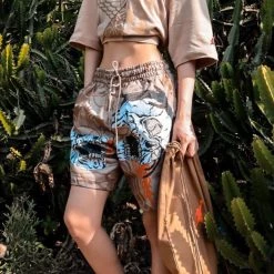 Streetgarm NEW Travis Scott Cactus Jack Skull Shorts