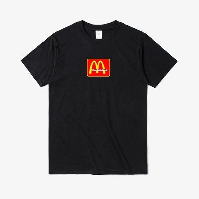 Streetgarm NEW Travis Scott X Mcdonalds Embroidered T-Shirt 9 Streetgarm NEW Travis Scott X Mcdonalds Embroidered T-Shirt