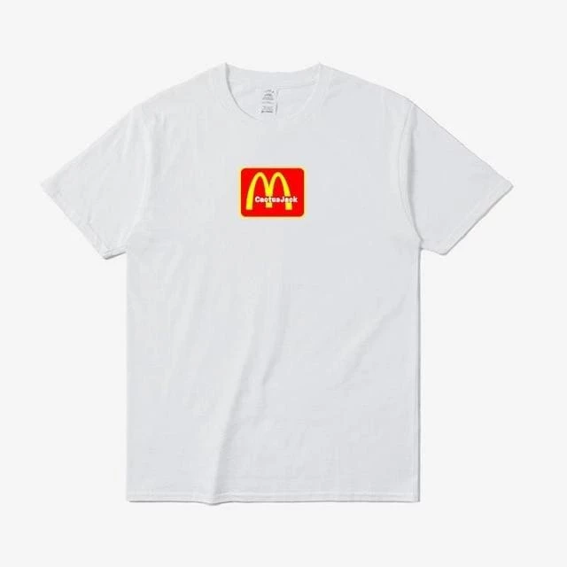 Streetgarm NEW Travis Scott X Mcdonalds Embroidered T-Shirt 5 Streetgarm NEW Travis Scott X Mcdonalds Embroidered T-Shirt