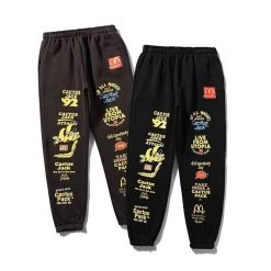 Streetgarm Travis Scott X McDonald's Sticker Bomb Sweatpants 15 Streetgarm Travis Scott X McDonald's Sticker Bomb Sweatpants