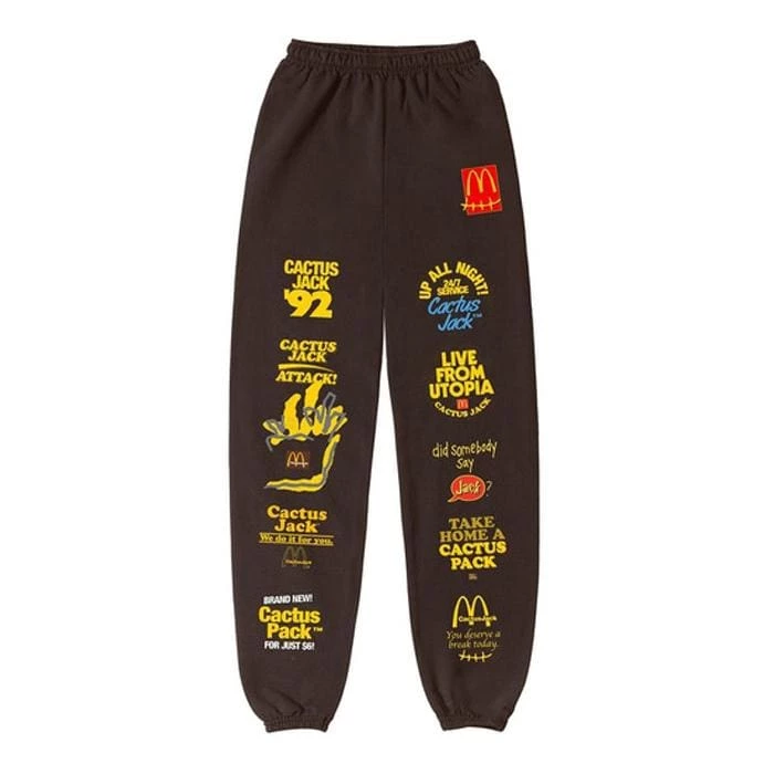 Streetgarm Travis Scott X McDonald's Sticker Bomb Sweatpants 4 Streetgarm Travis Scott X McDonald's Sticker Bomb Sweatpants