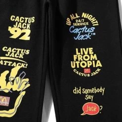 Streetgarm Travis Scott X McDonald's Sticker Bomb Sweatpants 13 Streetgarm Travis Scott X McDonald's Sticker Bomb Sweatpants