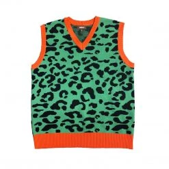 Streetgarm NEW Tyler The Creator Leopard Sleeveless Sweater