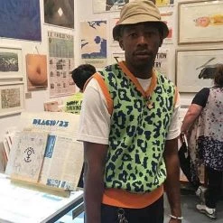 Streetgarm NEW Tyler The Creator Leopard Sleeveless Sweater
