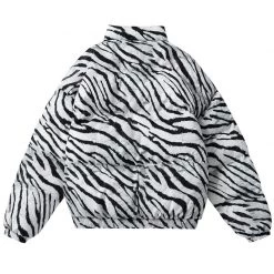 Streetgarm Underworld Zebra Puffer Jacket NEW