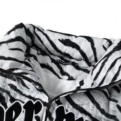 Streetgarm Underworld Zebra Puffer Jacket NEW