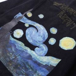 Streetgarm SALE Van Gogh Starry Night Denim Jacket