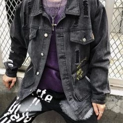 Streetgarm SALE Van Gogh Starry Night Denim Jacket