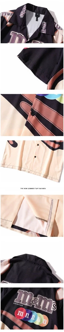 Streetgarm Vintage M&Ms Bowling Shirt NEW 5 Streetgarm Vintage M&Ms Bowling Shirt NEW