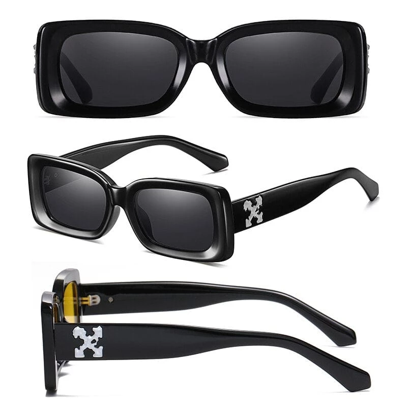 Streetgarm NEW Virgil Small Rectangle Sunglasses 4 Streetgarm NEW Virgil Small Rectangle Sunglasses