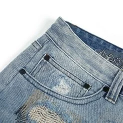 Streetgarm Vlone X Endless Distressed Denim Jeans NEW 16 Streetgarm Vlone X Endless Distressed Denim Jeans NEW