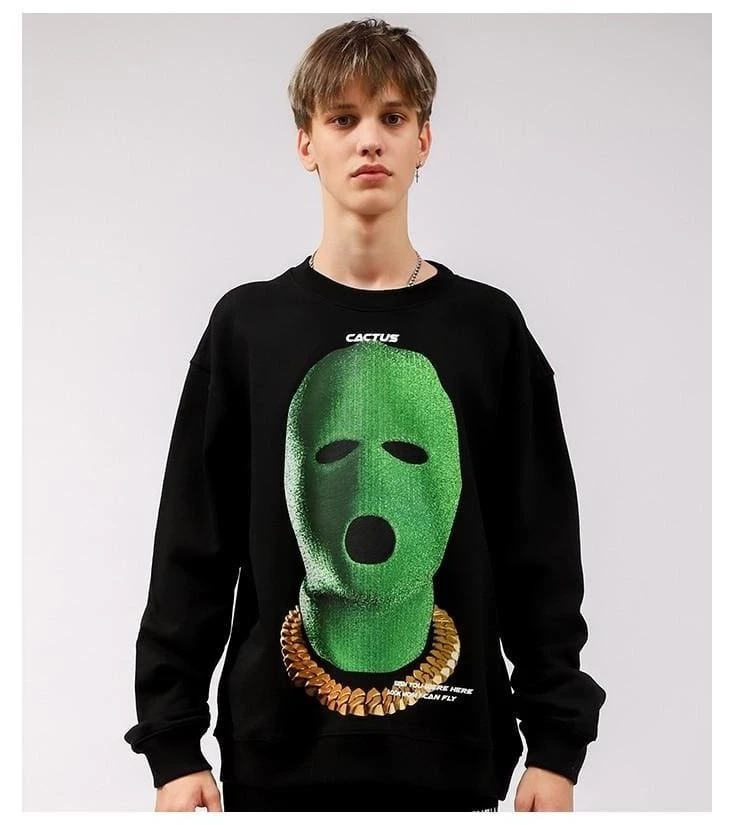 Streetgarm Wish You Were Here Ski Mask Sweatshirt NEW 7 Streetgarm Wish You Were Here Ski Mask Sweatshirt NEW